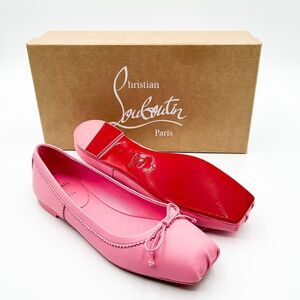 Christian Louboutin Mamadrague Ballet Flat Pink New Size 38.5, 8.5